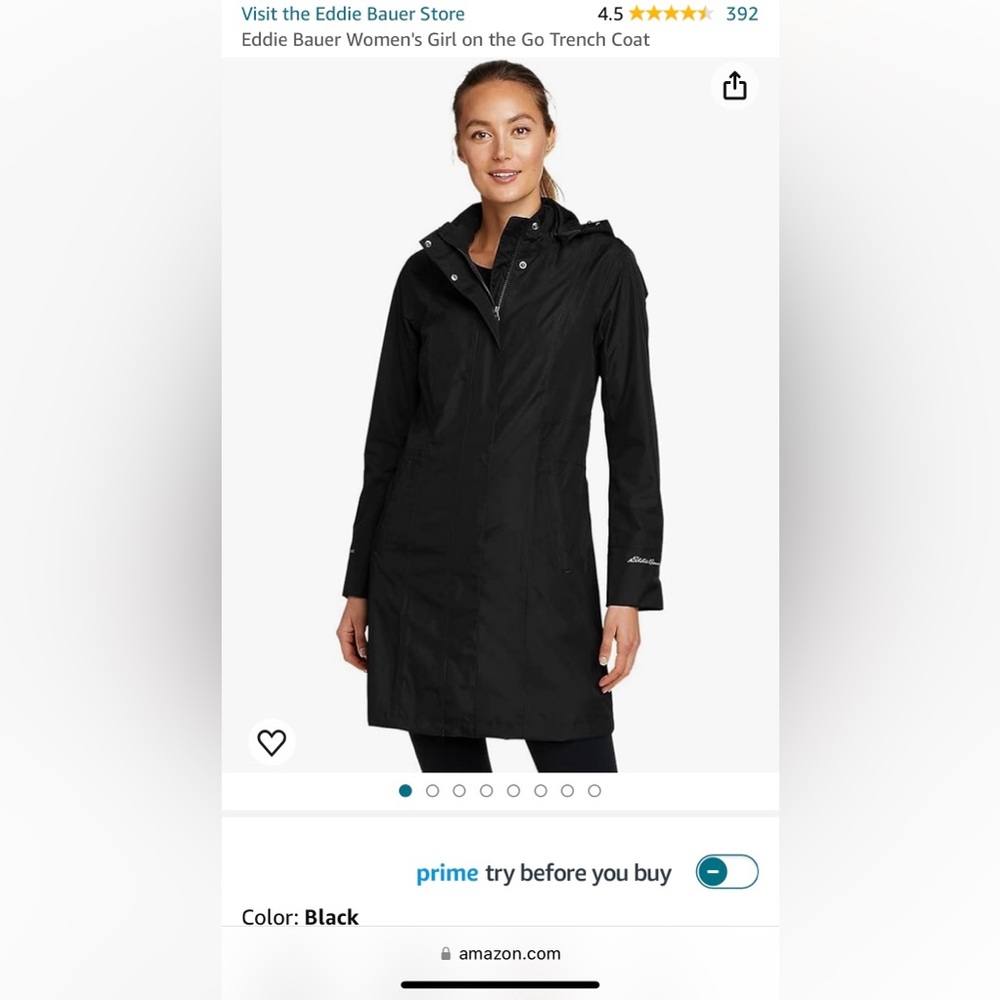 Eddie Bauer rain coat
